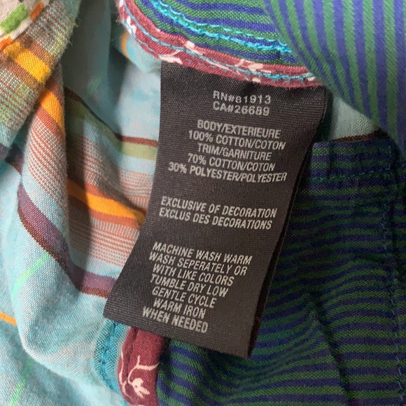 Robert Graham Men’s Blue Striped Shorts - Picture 7 of 9